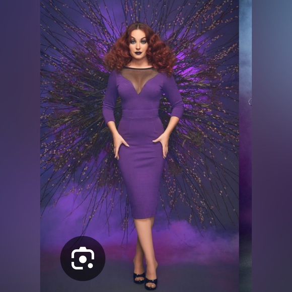 Pinup Couture Dresses & Skirts - Pinup Girl Clothing x Elvira Wiggle dress!